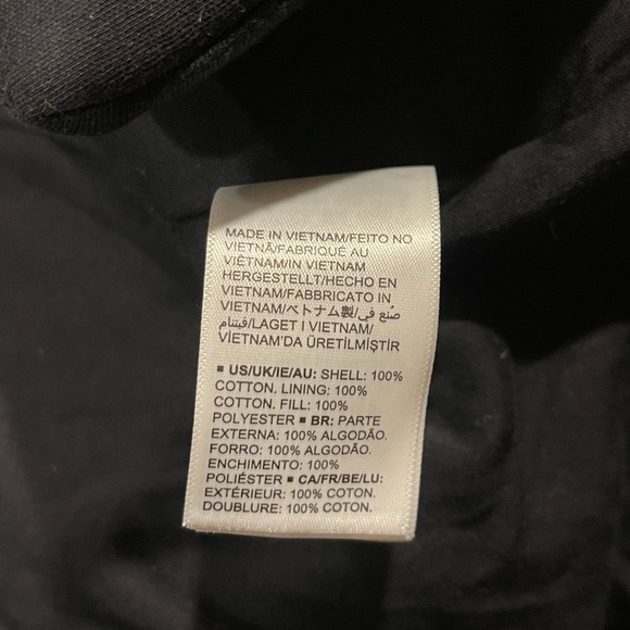 NWT Amazon Essentials Women's Relaxed-Fit Cotton Padded Black Home Coat - Picture 5 of 9